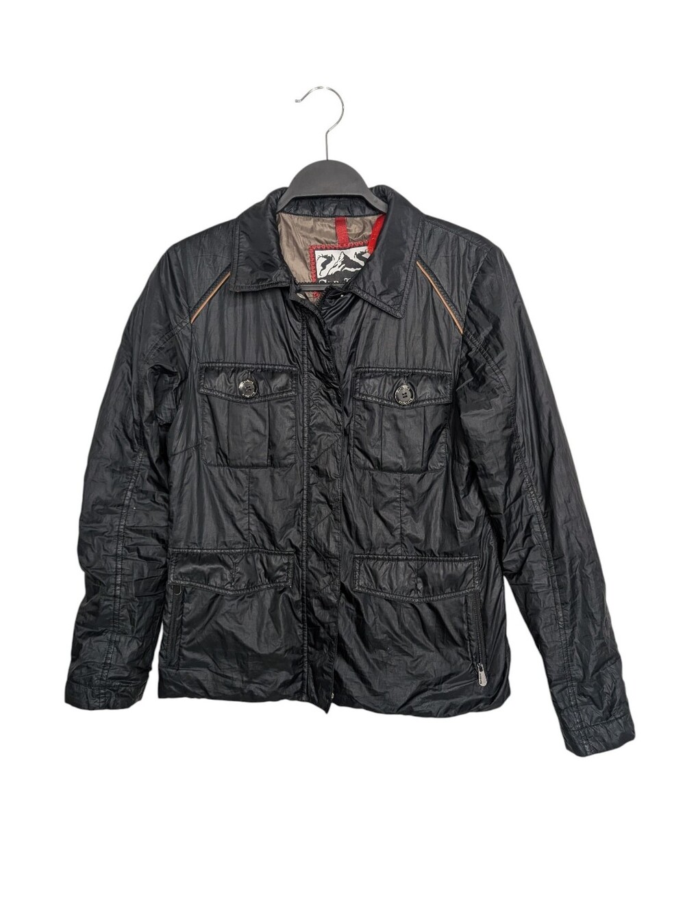 Alp N Rock Black Lightweight Puffer Packable Outdoor Gorpcore Ski Jacket Size S